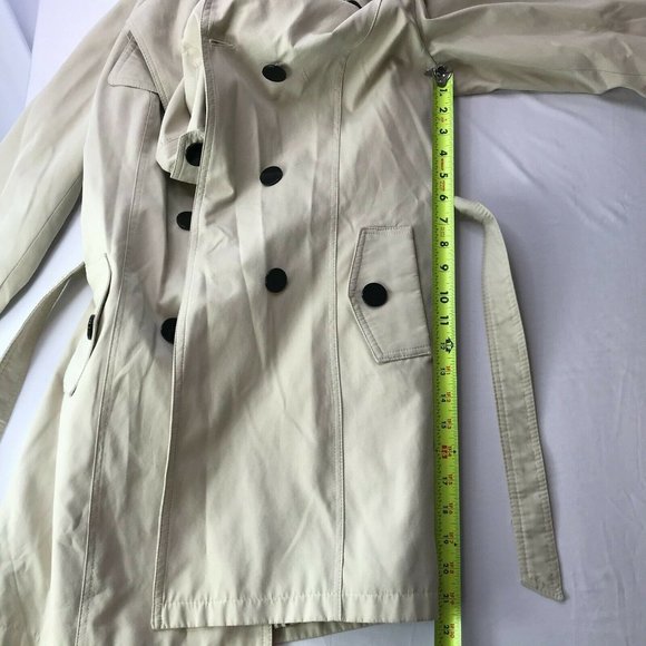 DOLCE AND GABBANA Belted Jacket Trench Coat M - Picture 7 of 9